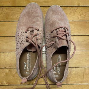 Blush Pink Toms Shoes
